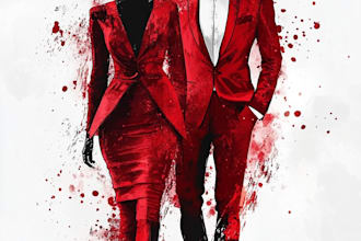 draw a fashion illustration or sketch