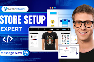 deconetwork store setup deconetwork print shop management deconetwork API setup
