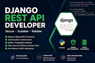 build secure django and fastapi apis