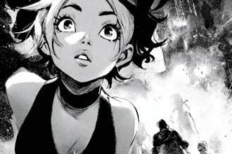 draw amazing comic or manga page with my style