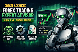 create advanced forex trading expert advisor trading bot in mql4 mql5