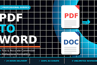 convert PDF to editable word document
