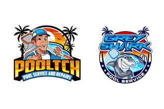 design wonderful pool logo for your company