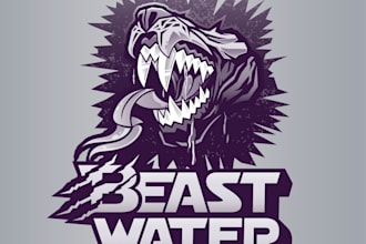 design a magnificent and wonderful beast logo for your brand