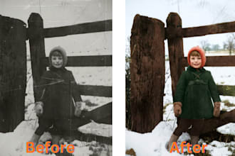 professionally restore and colorize old photos