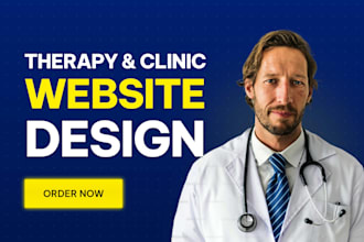 build dentist or clinic website or psychotherapy website design