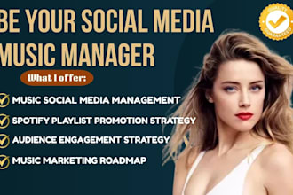 be music artist, dj, record label social media manager, spotify growth manager