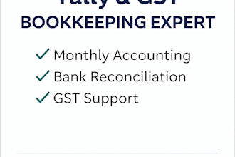 do bookkeeping in tally with gst support