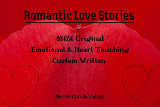write a heartfelt romantic love story in natural human tone