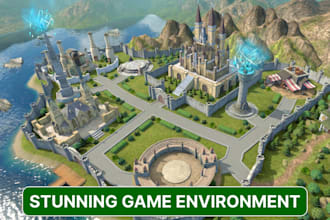 create game ready 3d assets weapons armour vehicles environment and props