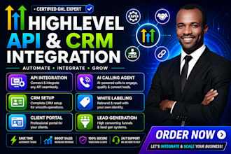 set up gohighlevel automation, ai agent, webhooks, saas mode, CRM, funnels