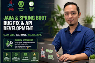 develop rest API using java spring boot