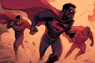 do a superhero comic