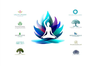 design business wellness logo,coaching,therapy,mental health and counseling