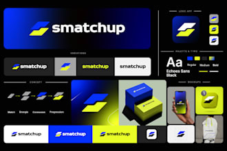 design logo, brand identity, and brand style guidelines