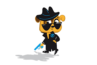 design a professional character logo for your brand
