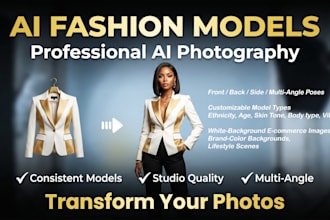 create realistic ai fashion model photos for your clothing products