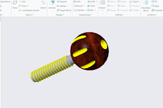 design 3d creo models for students projects
