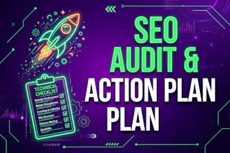 do an advanced SEO audit and provide a step by step action plan