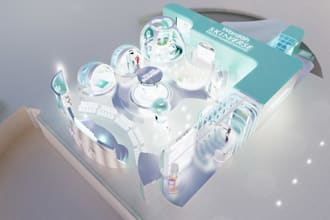 design professional 3d exhibition booth for your brand