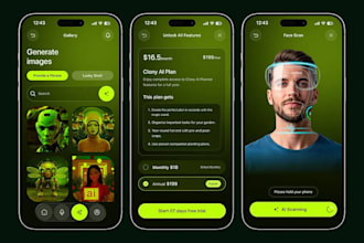 develop ai image generator app for startups with saas monetization system