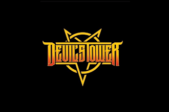make a creative devil tower game logo that stands out