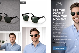 do ai image manipulation, photo editing, retouching and product image editing