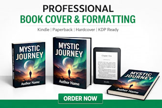 design professional book cover format ebook paperback and hardcover