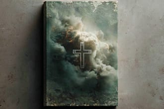 design christian book cover, createspace book cover design