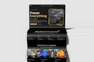 landing page interface in figma