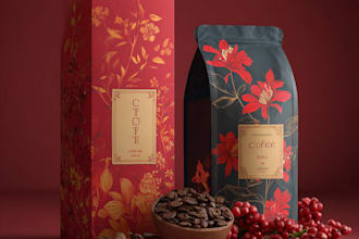 do coffee label, coffee packaging, product packaging design