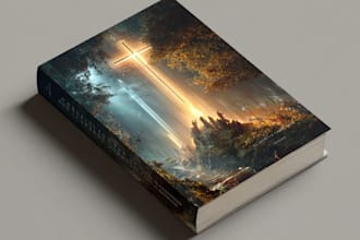 design christian book cover design or religious book cover