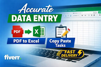 do ms excel data entry data cleaning and spreadsheet formatting