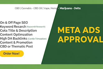 approve peptide ads cbd, supplement, marijuana,kratom, mushroom, meta ads google