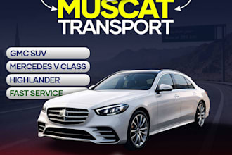 design luxury chauffeur service social media ads and posts
