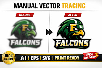convert raster image to vector in 2 hours