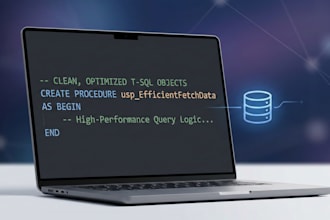 write optimized mssql stored procedures, views, and complex queries