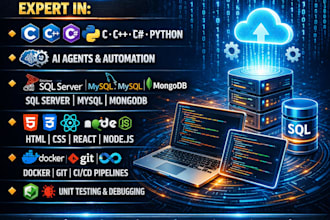 do programming, database, web and app development
