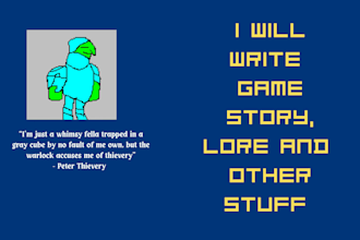 write your indie game narrative