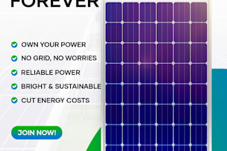 design high converting solar and ev ad creatives