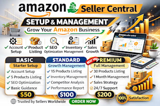 create amazon product listing and variation or fix amazon listing