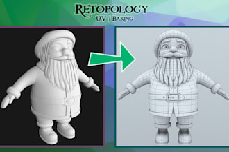 retopologize your 3d model, unwrap uvs and bake maps