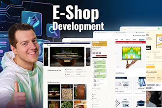 build your custom ecommerce website or shopify online store