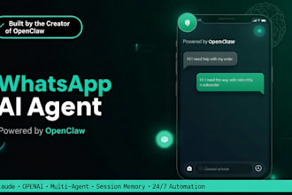 build a whatsapp ai agent using openclaw for your business
