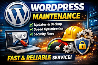 provide wordpress website maintenance and support