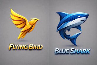 design modern and 3d professional logo for your business