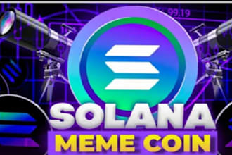develop solana presale website, meme token and smart contract