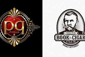 vintage t shirt and logo design