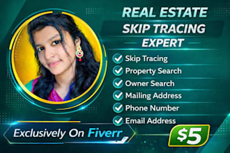 do skip tracing for real estate, bulk skip tracing superfast