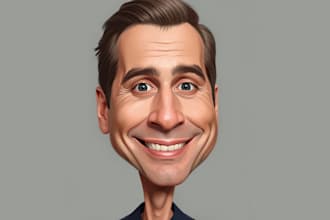draw caricatures from photos